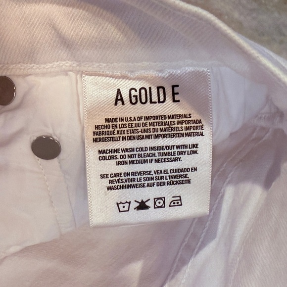 Women’s AGOLDE white Nico jeans- Size 28 - Picture 9 of 10